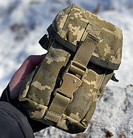 Подсумок для телефона и документов на системе MOLLE Cordura 1000D Пиксель