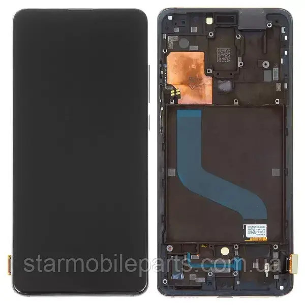 Дисплей Xiaomi Mi 9T, Mi 9T Pro, чорний, с тачскрином, с рамкой, OLED, M1903F10G, M1903F11G | модуль, фото 1