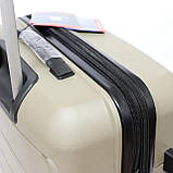 Дорожня валіза з поліпропілену велика Snowball бежева, фото 6