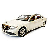 Машинка дитяча металева Mercedes-Benz E 300, Мерседес, білий, Автоексперт, 1:24, світло, інерція, відкриваються двері, багажник,, фото 2