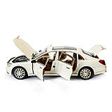 Машинка дитяча металева Mercedes-Benz E 300, Мерседес, білий, Автоексперт, 1:24, світло, інерція, відкриваються двері, багажник,, фото 4