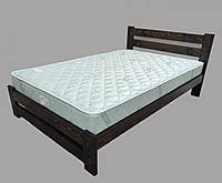Двуспальная кровать деревянная Палермо плюс 140х190  Краситель Tin 120 Шаг ламелей 2,5 см.
