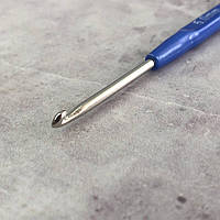 Крючок для вязания Sindtex синий #5 с пластиковой ручкой