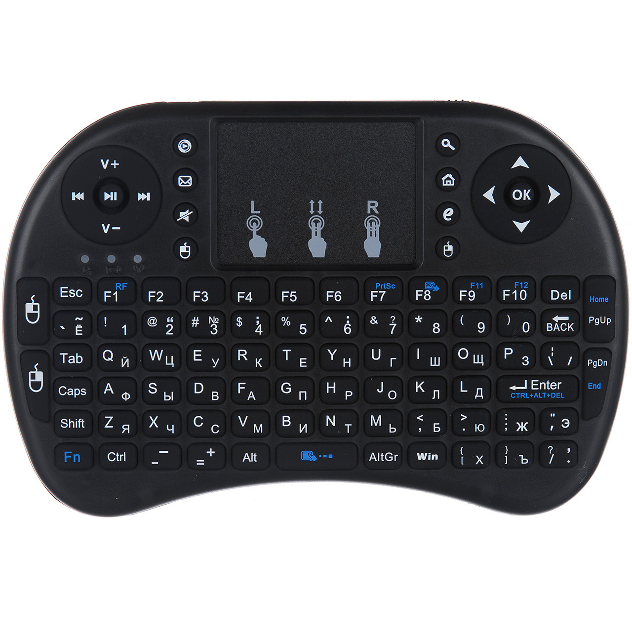 Клавіатура бездротова KEYBOARD Mini i8 (2231) Англо-Руська розкладка