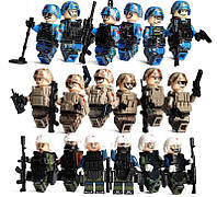 Набор фигурок солдаты swat спецназ военные для Лего Lego