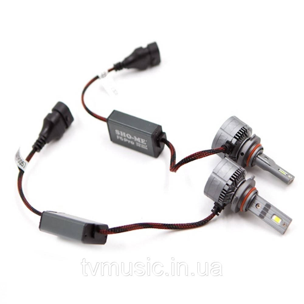 LED лампи Sho-Me F6-Pro HB3 9005 6000K 35W 7000Lm