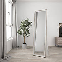 Підлогове дзеркало для фото студії 170х50 Світлий беж Black Mirror в повний зріст