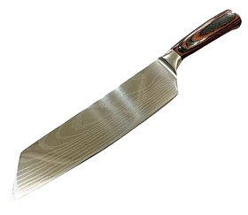 Кухонний ніж 13982-1 32.5см Silver-Brown (3_02016)