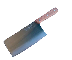 Нож-сокира кухонна Sonmelony MC-44 32см Silver-Brown (3_02013)