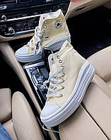 Кеды женские Converse All Star Move Yellow Конверс