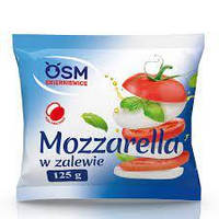 Сир моцарела кулька OSM Skierniewice 125 г, Польща