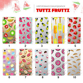 Ультратонкий прозорий чохол з малюнком для Sony Xperia Z5 Dual (80 дизайнів)