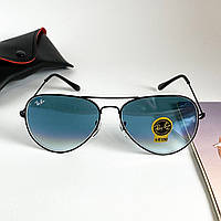 Сонцезахисні Окуляри Рей Бен Ray Ban Aviator RB3026 11 Градієнт Краплі Чорна Оправа (Osale)