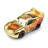 Тачки Золотий Блискавка Маквін Діноко Cars МакКвін Lightning McQueen Dinoco Дісней мультфільм Pixar металеві машинки, фото 4