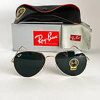 Солнцезащитные Очки Рей Бен Ray Ban Aviator RB3025 33 Капли Стекло (Osale)