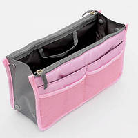 Органайзер косметичка в сумку Bag in bag maxi розовый