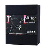Ігрові навушники з мікрофоном геймерські для ПК Remax RM-850 Gaming Headphone Black Навушники для ігор, фото 4