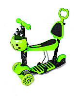 Самокат Scooter "Божа корівка" 4in1 Green