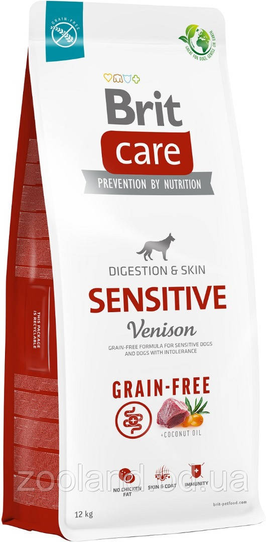 172208 Brit Care Dog Grain-free Sensitive, 1 кг