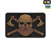 M-Tac нашивка Bearded Skull 3D PVC (4 кольори)