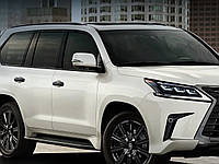 Рейлинги на крышу Lexus LX570 450d / Toyota LC 200 в стиле LX 2016 BLACK