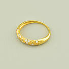 Каблучка  'Vogue' Фіаніт (позолота 18к (лимонне)), фото 2