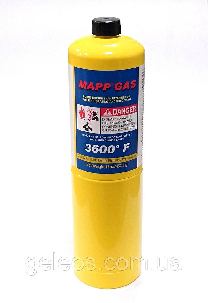 МАПП газ/gas mapp зварювальний 450 грамів Китай