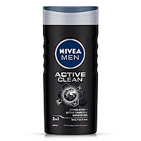 Чоловічий гель для душу Nivea Men Active Clean 250 мл