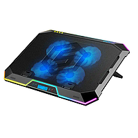 Подставка для ноутбука с охлаждением VHG K11 Laptop Cooling Pad, RGB, Black