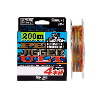 Шнур Sunline PE Jigger ULT X4 200м #0.8 12lb Multicolor