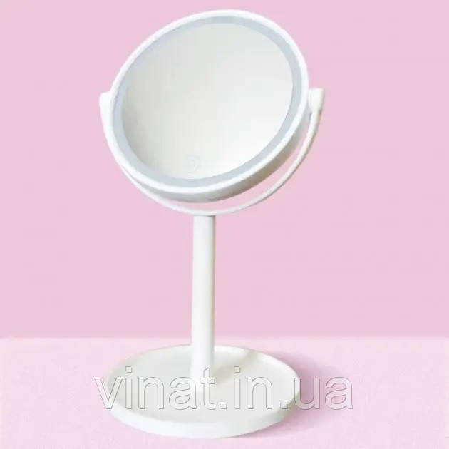 Дзеркало для макіяжу Mirror YT-M-500AB LED із сенсорним екраном USB, фото 1