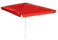 Торговый квадратный зонт с клапаном и чехлом 2х2 м Зонт от солнца и дождя Красный
