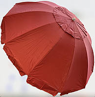 Большой торговый круглый зонт с ветровым клапаном 3.5 м Зонт от солнца и дождя