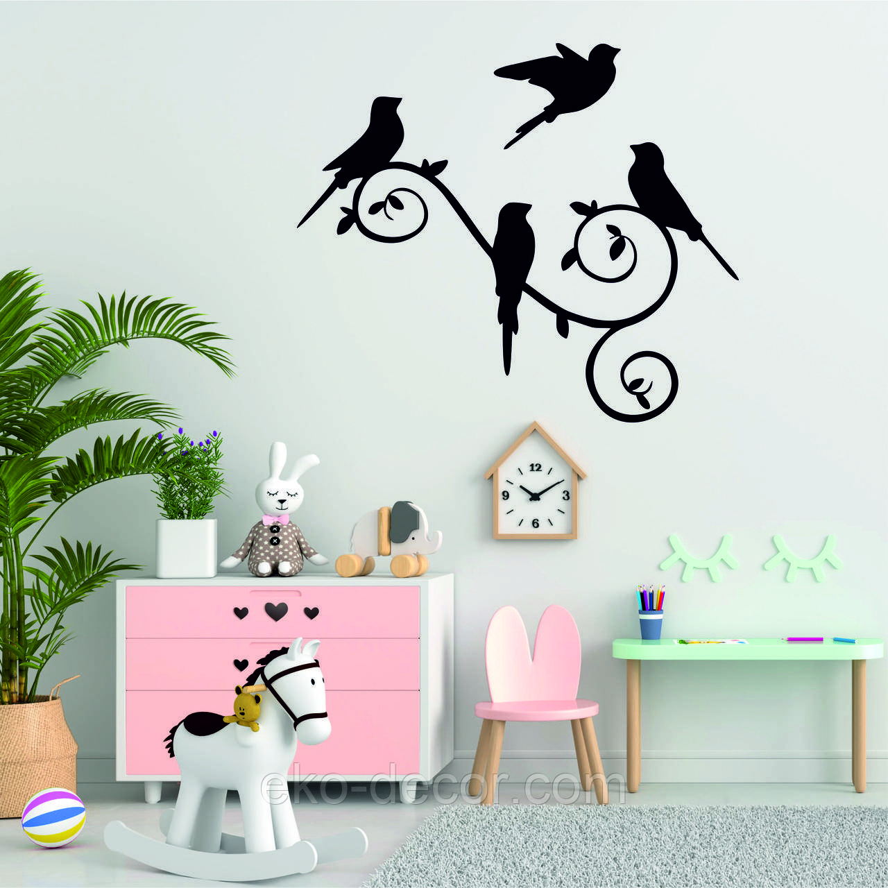 Декоративне настінне Панно «Пташки», Декор на стіну, фото 1