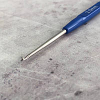 Крючок для вязания Sindtex синий #2 с пластиковой ручкой КР