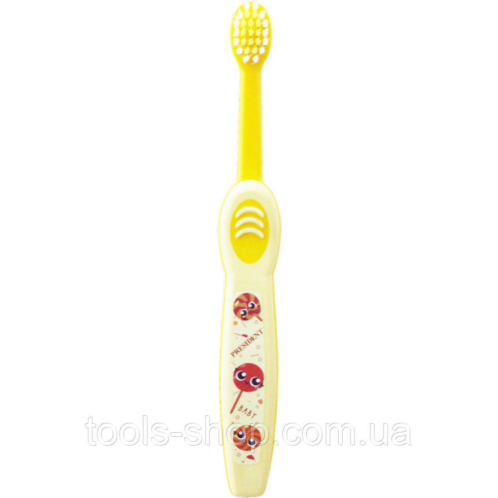 Дитяча зубна щітка PresiDENT BABY 0-4 м'яка, фото 1
