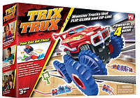 7293 трекTRIX TRUX світний, 2 машинки