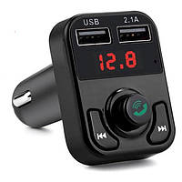 Авто FM модулятор Carg B3 Bluetooth + 2 USB 2.1A + microSD 3 в 1