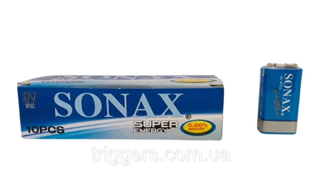 Батарейки "крона" SONAX 9B 9V