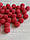 Намистини з пухирцями круглі " Ожина № 2 " 12 мм червоні 500 грам, фото 7
