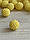 Намистини з пухирцями круглі " Ожина № 2 " 12 мм жовті 500 грам, фото 3