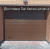 Гаражные ворота Torino 2500х2125 коричневые