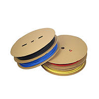 Термоусаджувальна трубка 25,0 мм, робоча температура: від -50 ° C до + 125 ° C, чорна, 25м, рулон