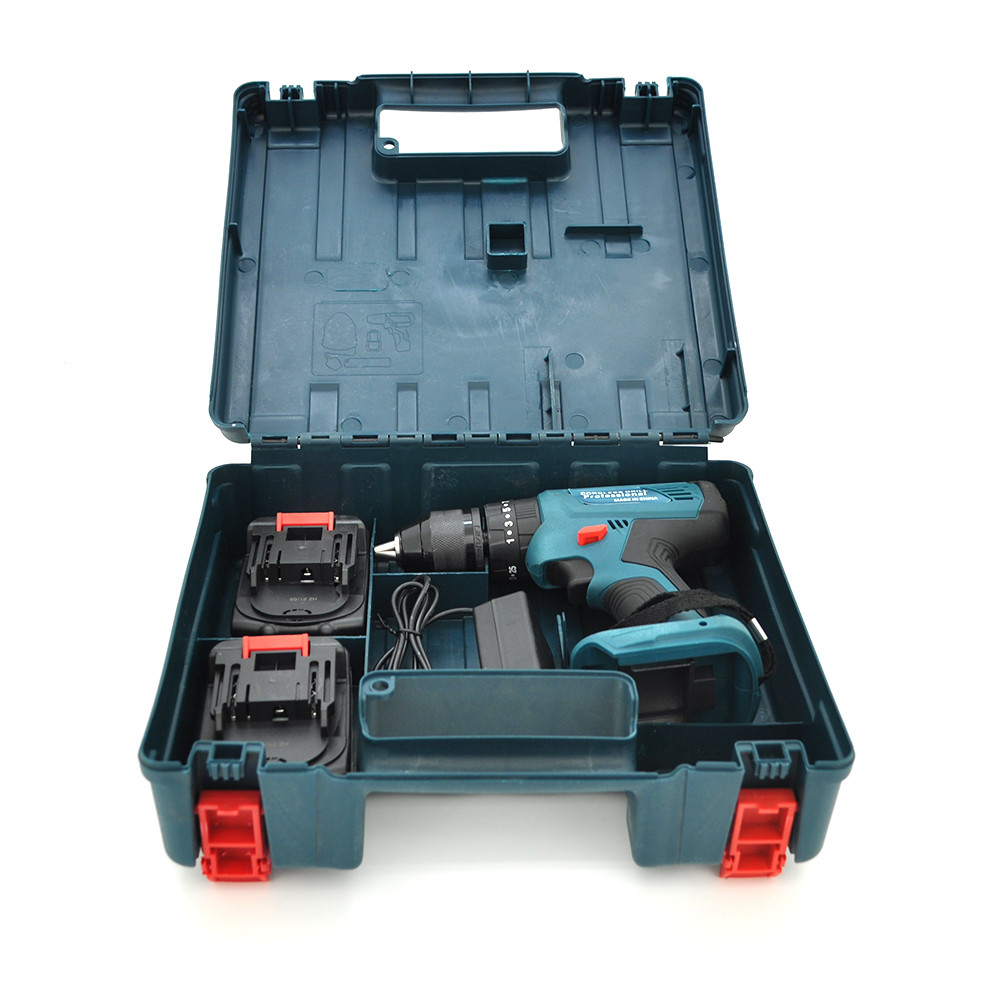 Шуруповерт BSAD із двома батареями по 24V, зарядний пристрій, Blue, Box - фото 1 - id-p1877066664