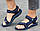Розмір 39 - устілка 24,5 сантиметра  Спортивні босоніжки, сандалі Restime сині на липучках, фото 2