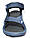 Розмір 39 - устілка 24,5 сантиметра  Спортивні босоніжки, сандалі Restime сині на липучках, фото 8