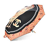 Парасолька жіноча Owl автоматична, D-115см, захист від сонця, UV (99%), захист від дощу, каркас - Al+Fe, Brown