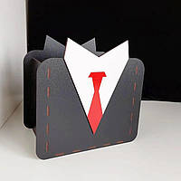 Коробка кашпо "червоний галстук"