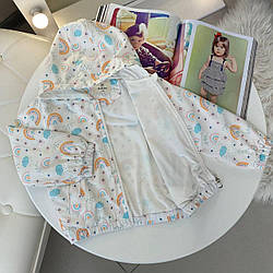 Куртка для дівчинки "Погода" Біла 2208, 20, Ravedye Bear, Білий, Для дівчаток, Весна Літо, 104