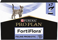 Дополнительный корм для взрослых кошек и котят Purina Pro Plan FortiFlora Feline Probiotic 7 шт по 1 г
